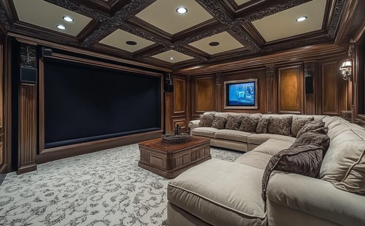  Texture, Color, and Silence: The New Triad of Home Theater Interior Design